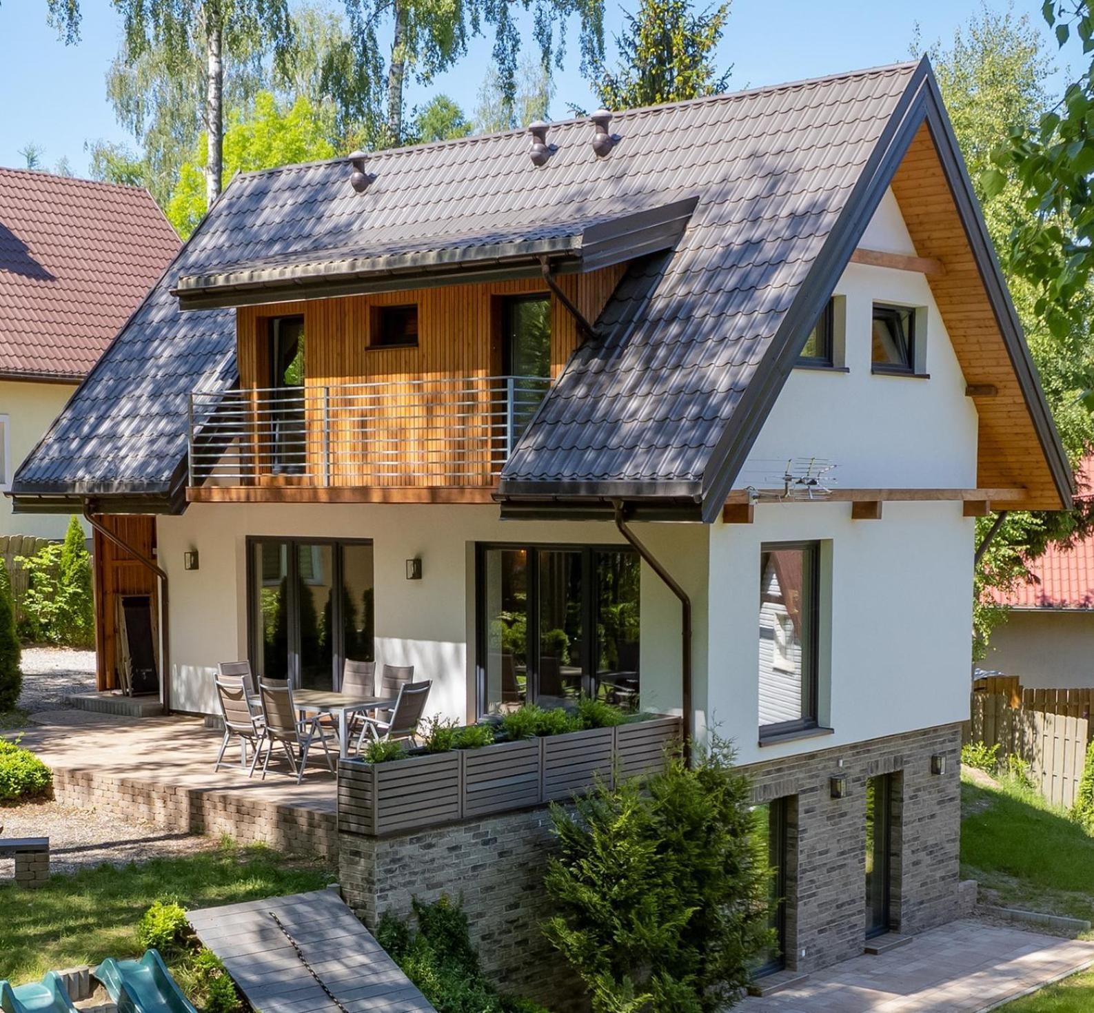 Mazursko - Komfortowe Domy 8 Osobowe Nad Jeziorem, Balia Lub Sauna Kretowiny Exterior foto