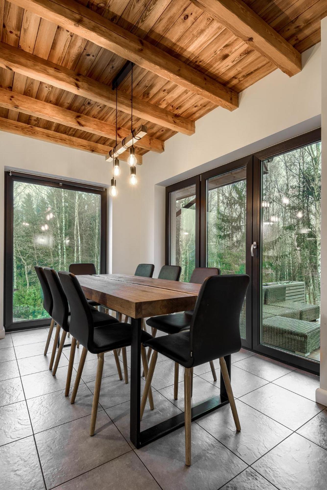 Mazursko - Komfortowe Domy 8 Osobowe Nad Jeziorem, Balia Lub Sauna Kretowiny Exterior foto