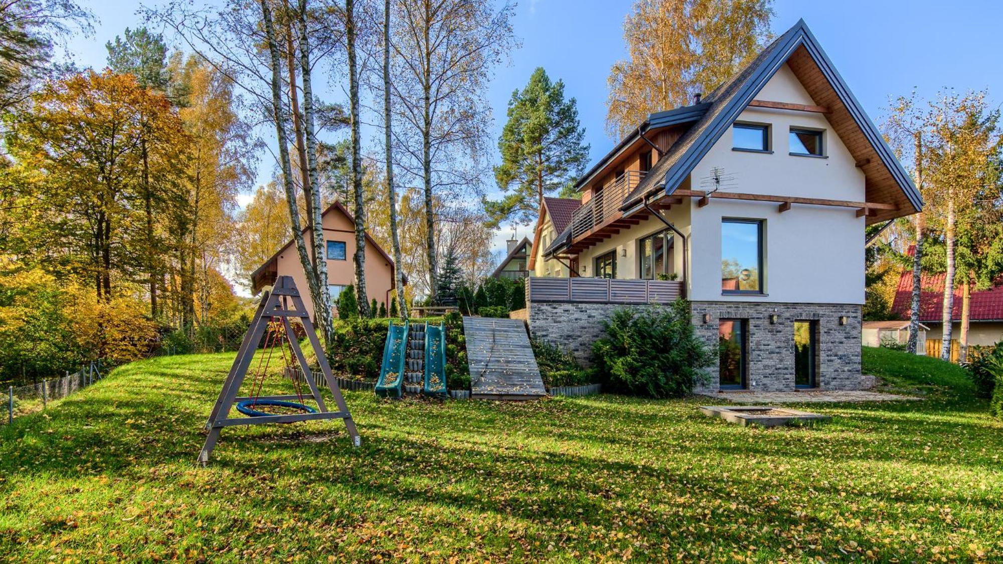 Mazursko - Komfortowe Domy 8 Osobowe Nad Jeziorem, Balia Lub Sauna Kretowiny Exterior foto